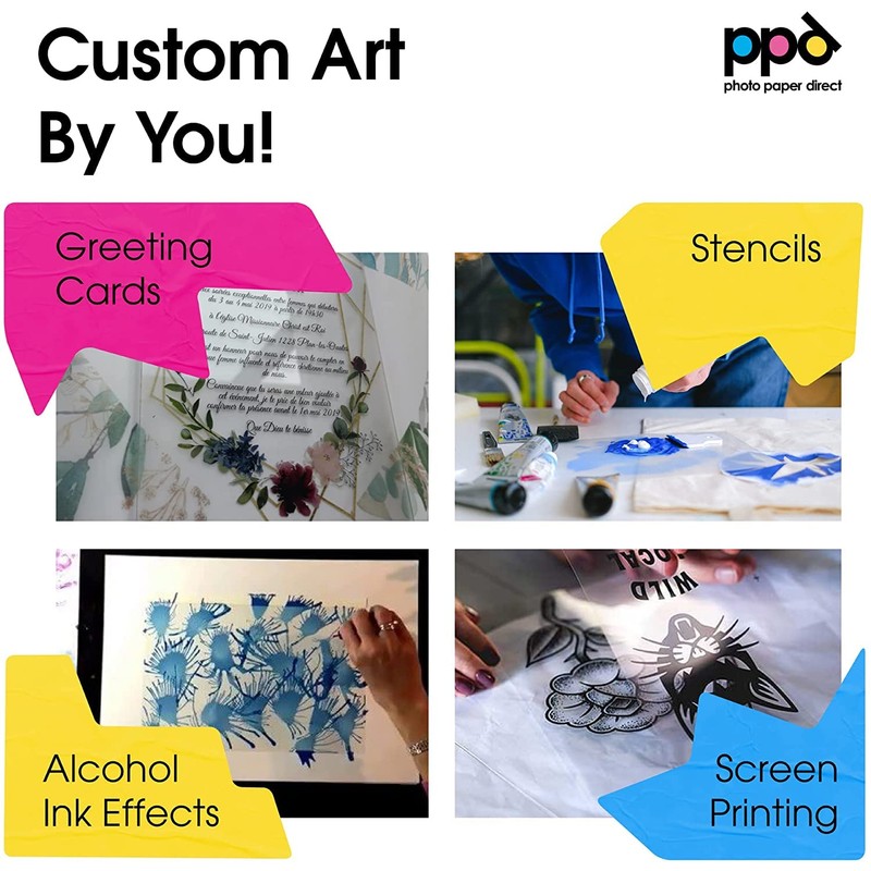 A4 Inkjet Transparency Film (Overhead Projector Film) x 50 Sheets