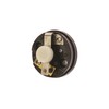 NSI TA1786CB Solid Cast Brass Weatherproof Push-Button with Conduit Backplate