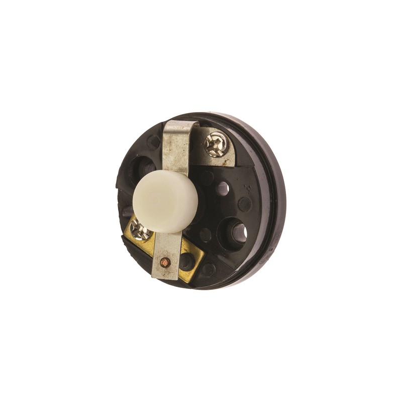 NSI TA1786CB Solid Cast Brass Weatherproof Push-Button with Conduit Backplate