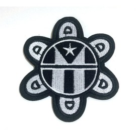 Puerto Rico Taino Sun Clothing Accessories Iron-On & Sew-On Patch – Perfect for Jackets, Backpacks, Hats, Shirts, Jeans & More – Easy to Use, Durable Embroidery