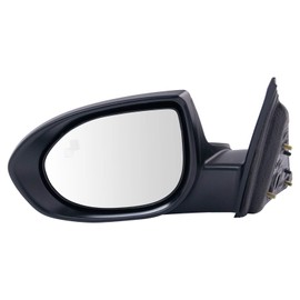 TRQ Left Mirror with Heat Drivers Side Compatible with 2009-2010 Mazda 6 MA1320191