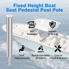 Sporthfish 3/4" Pin Boat Seat Post Pedestal Posts Pole Fit