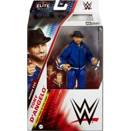 Mattel WWE Elite Action Figure & Accessories, 6-inch Collectible Tony D’Angelo with 25 Articulation Points, Life-Like Look & Swappable Hands