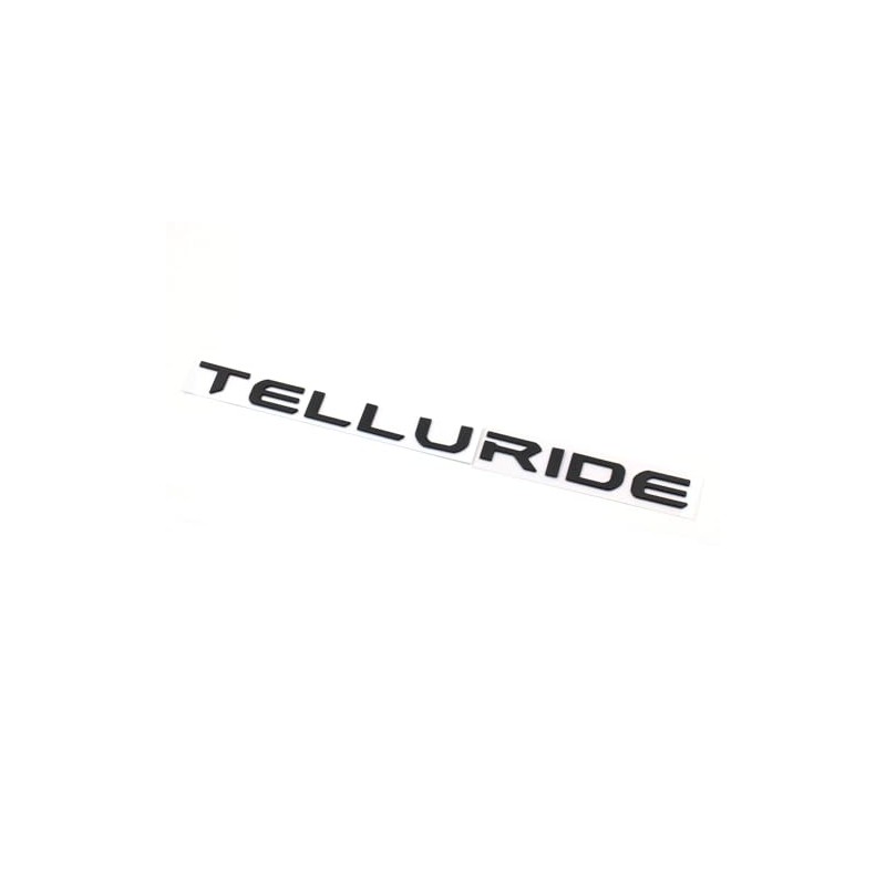 Xpipnns Matte Black Telluride Rear Tailgate Emblem Letter Fit 2022-2024