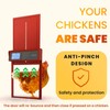 Okkobi Automatic Chicken Coop Door Solar Powered - LCD Display