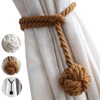 aoozleny Curtain Tiebacks 2 Pack, Curtain Ties, Curtain Holdbacks, Handwoven