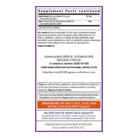 Multivitamínico Sabor New Chapter Hombre Salud Inmunidad Energía Tabs