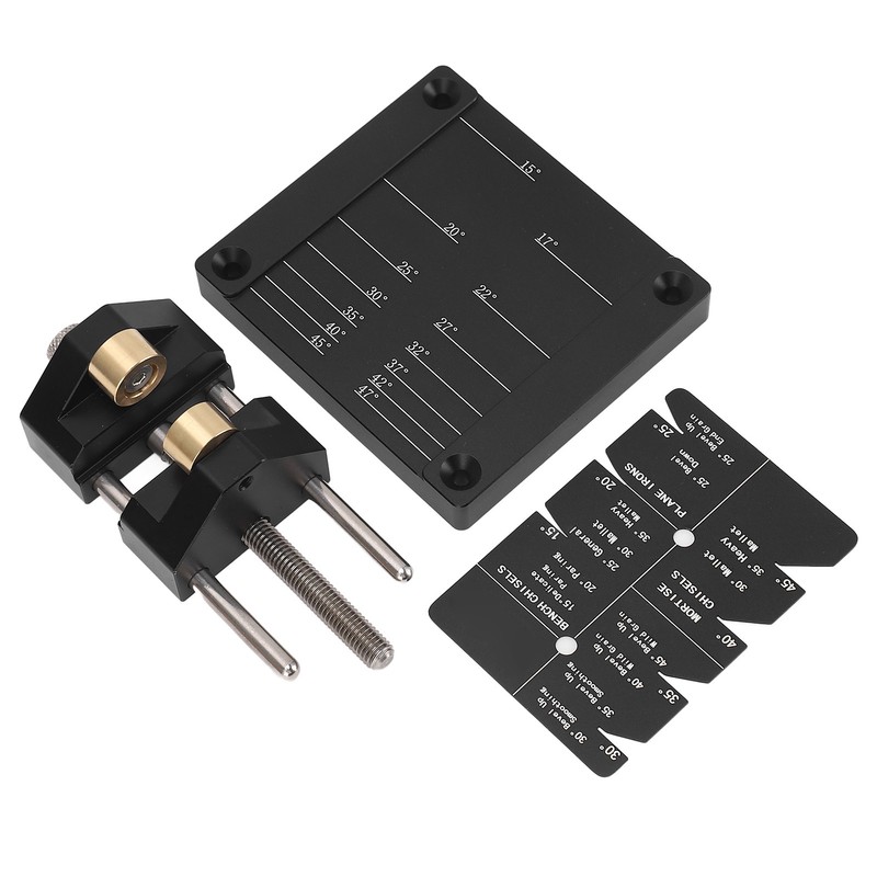 Honing Guide System Woodworking Plane Chisel Sharpening Kit Aluminum Alloy