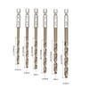 TA-VIGOR 13Pcs 1.5mm-6.5mm Hex Shank Twist Drill Bit Set, 1/4