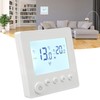 Programmable Thermostat with LCD Display, Remote Control, Temperature Controller for
