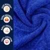 Towelogy® Premium Large Hand Towels Set 100% Combed Ring Spun