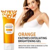2PC Natural Orange Exfoliating Gel, Gel Exfoliante, Moisturizing Smoothing Tighten