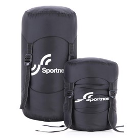 Sportneer Compression Sack, Water Resistant and Ultralight Sleeping Bag, Space Saving Gear for Camping, Hiking, Backpack Indoor and Outdoor, Small