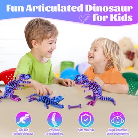 Audasi 3D Druck bewegliche Dinosaurier Modelle Figur Flexible Gelenke Dinosaurier Spielzeug Beweglicher Dinosaurier Spielzeug Geschenke Dinosaurier Spielzeug Desktop Dekor für Erwachsene und Kinder
