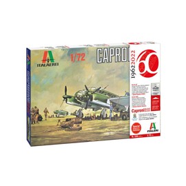 Italeri 0106 1:72 Caproni CA.313/314 Vintage Building Kit, Standing Model Building, Crafts, Hobby, Gluing, Plastic Kit, Detailed IT0106, Multi-Coloured