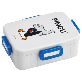 Skater YZFL7AG-A Bento Box, 22.0 fl oz (650 ml), Antibacterial, 4-Point Lock, For Women, Pingu x Seiji Matsumoto Made in Japan