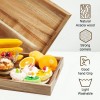 Eco Surprise Acacia Wood Serving Tray with Handles, Patters for