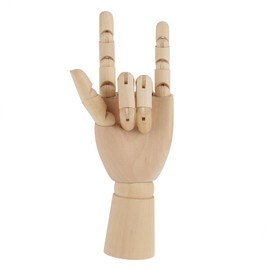 Garosa Art Mannequin Hand Model Women Hand Sculpture Mannequin Wooden Body Artist Model Jointed Articulated Models (#3)