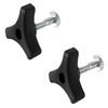 Cipszoely 2 Pcs Lawn Mower Handle Parts, Universal Lawnmower Handle