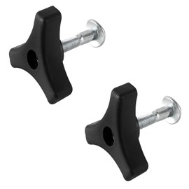Cipszoely 2 Pcs Lawn Mower Handle Parts, Universal Lawnmower Handle Wing Nut, Triangle Lawn Mower Handle Replacement Parts for Most Lawnmower Handle Parts Garden Tools