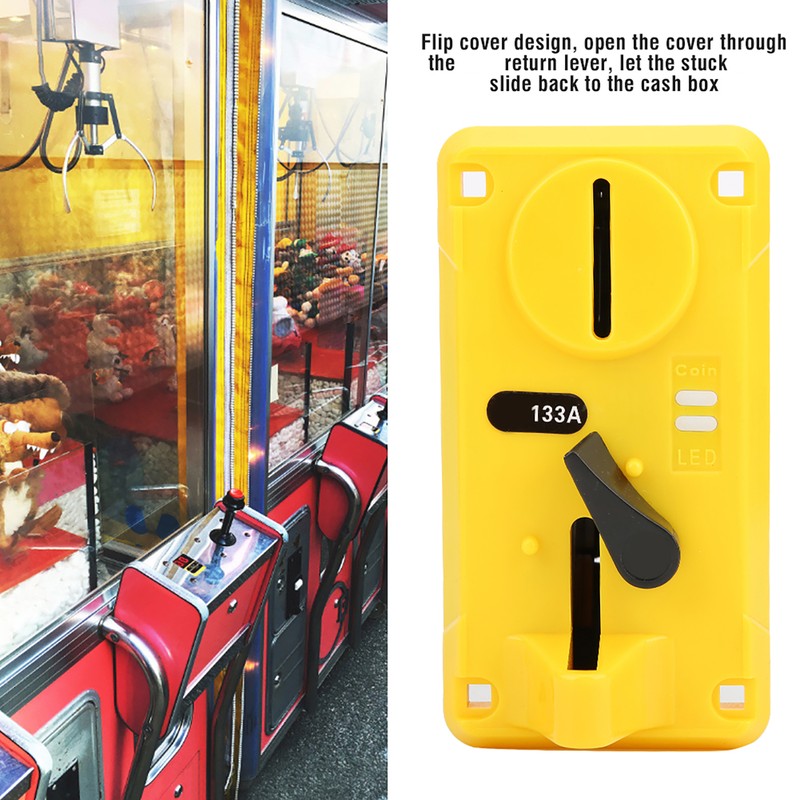 Comparative Coin Selector Box Acceptor CPU with LED Light Flip