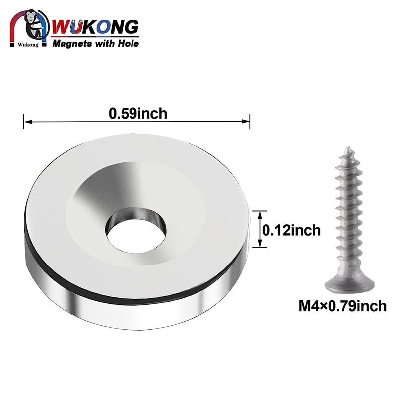 Wukong Small Magnets 20pcs Mini Strong 15x3mm for Magnetic Plate,