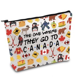 Canada Trip Makeup Bag Canada Travel Gift Canada Souvenir Gift Canada Travel Bag Housewarming Gift Welcome Gift (Canada ca)