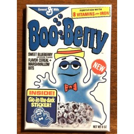 Boo Berry Cereal Box Fridge Magnet
