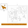 HONDA (ホンダ) 純正部品 ガーニツシユASSY. L.ドアーミラー アコード ハイブリッド 品番76270-T2A-A11ZA