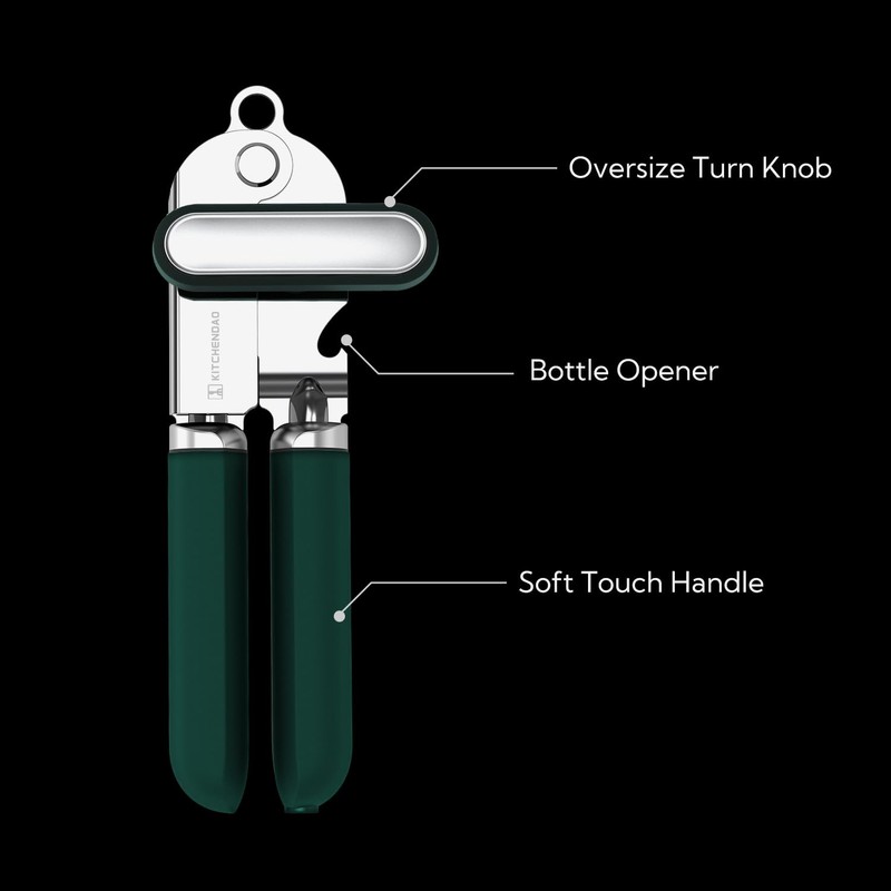 KITCHENDAO Can Opener Manual, 2nd Generation Blade, Handheld Can Tin