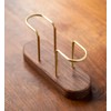 Napkin Stand, Sakulaya Triangle Napkin Holder Napkin Holder, Wood Beech