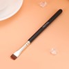 TEOYALL Thin Flat Eyeliner Brush, Precise Eyebrow Definer Brush, Concealer
