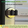 ULIBERMAGNET Magnetic Mop Broom Holder,Heavy Duty Movable Magnetic Tools Holder,2