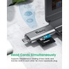 CYBORIS Micro SD Card Reader, USB 3.0 USB-C Memory Card