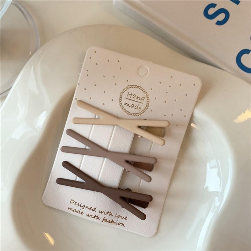 Zixui Hair Pin, Hair Clip, Ducker Clip, Bangs, Matte Dull