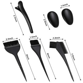 Hair Dye Coloring DIY Beauty Salon Tool Kit - 21 Pieces Hair Tinting Bowl, Dye Brush, Ear Cover, Gloves for DIY Salon Hair Dye Tools Hair Coloring Bleaching Hair Dryers Hair Dye Tools