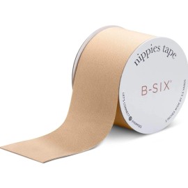 B-SIX NIPPIES TAPE COLOR CREAM 5.5 YARDS 2 INCH WIDE BREAST LIFT TAPE