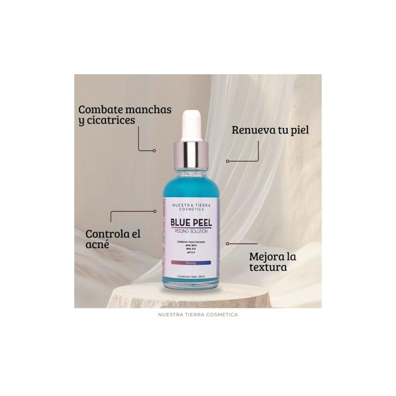 Peeling AHA 30% + BHA 2% Blue Peel Combate manchas