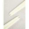 CANDWAX Ivory Taper Candles 8 inch Dripless - Set of