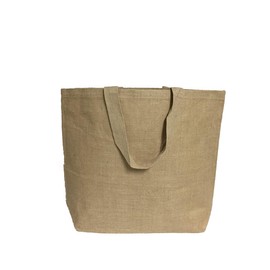Natural Jute Burlap Tote Bag Hessian Rustic Beach Bags with Cotton Lining - 3 Sizes (1, X-Large)