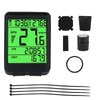 Bike Computer 12 Functions IP54 Waterproof Bicycle Speedometer Odometer, Cycling
