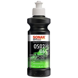 SONAX OS 02-06 Glaze | 3 in 1 Polish with Cutting, Polishing, and Protection | All-in-One Compound, Polish, and Ceramic Protection | Use with DA, Rotary, or by Hand (DIY), 8.45 OZ.