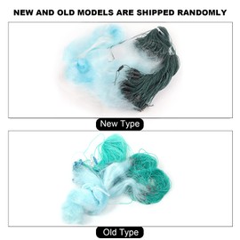 50m Length 1.5m Height 3 Layers Heavy Fishing Net, Monofilament Fishing Cast Net, Mesh for Bait Minnows Trap Fish Heavy Duty, Outdoor Throw Fishing Mesh Bait Trap Fish(3 Fingers)