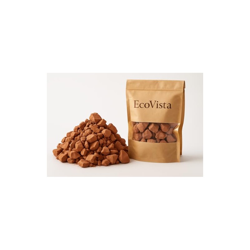 Natural Red Edible Clay Chunks - Organic, Pure, Ideal for