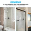 M6219 Sliding Shower Door Bottom Guide for Sliding(top Hung) Shower