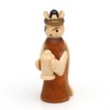 Dekohelden24 Wooden Nativity Figures, Size Selectable Via Drop Down Menu