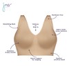 Just My Size, Brasier para Mujer, Blanco, XXXX-Grande