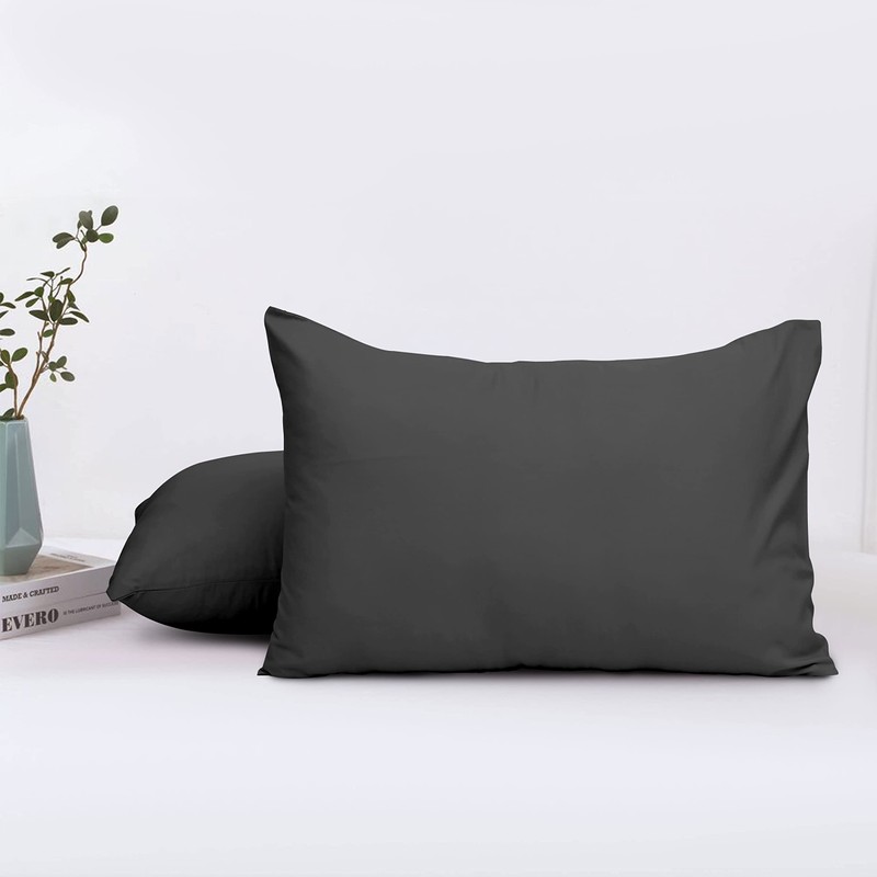 Aspire Homeware Pillow Cases 2 Pack - Brushed Microfiber Pillow