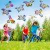 Seenelling 88 Pcs Flying Butterfly Craft Kit with 64 Wind