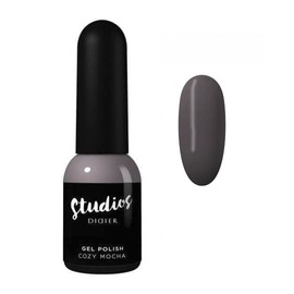 DIDIER LAB - Studios Gel Polish Cosy Mocha - Professional Manicure Pedicure Products - Rich Pigment for Complete Nail Coverage - Flawless Shine - Suitable for Beginners - For UV Lamp - Gift for Women